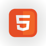 Client Side Technologies, an illustration of HTML5, CSS3 and JQUERY as a Badge (round image badge)