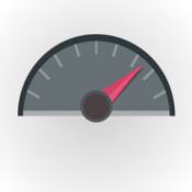 Speedometer image, an illustration of rapid development (round circle with Speedo)